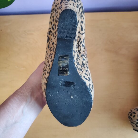 Leopard Print Boots - Picture 2 of 5